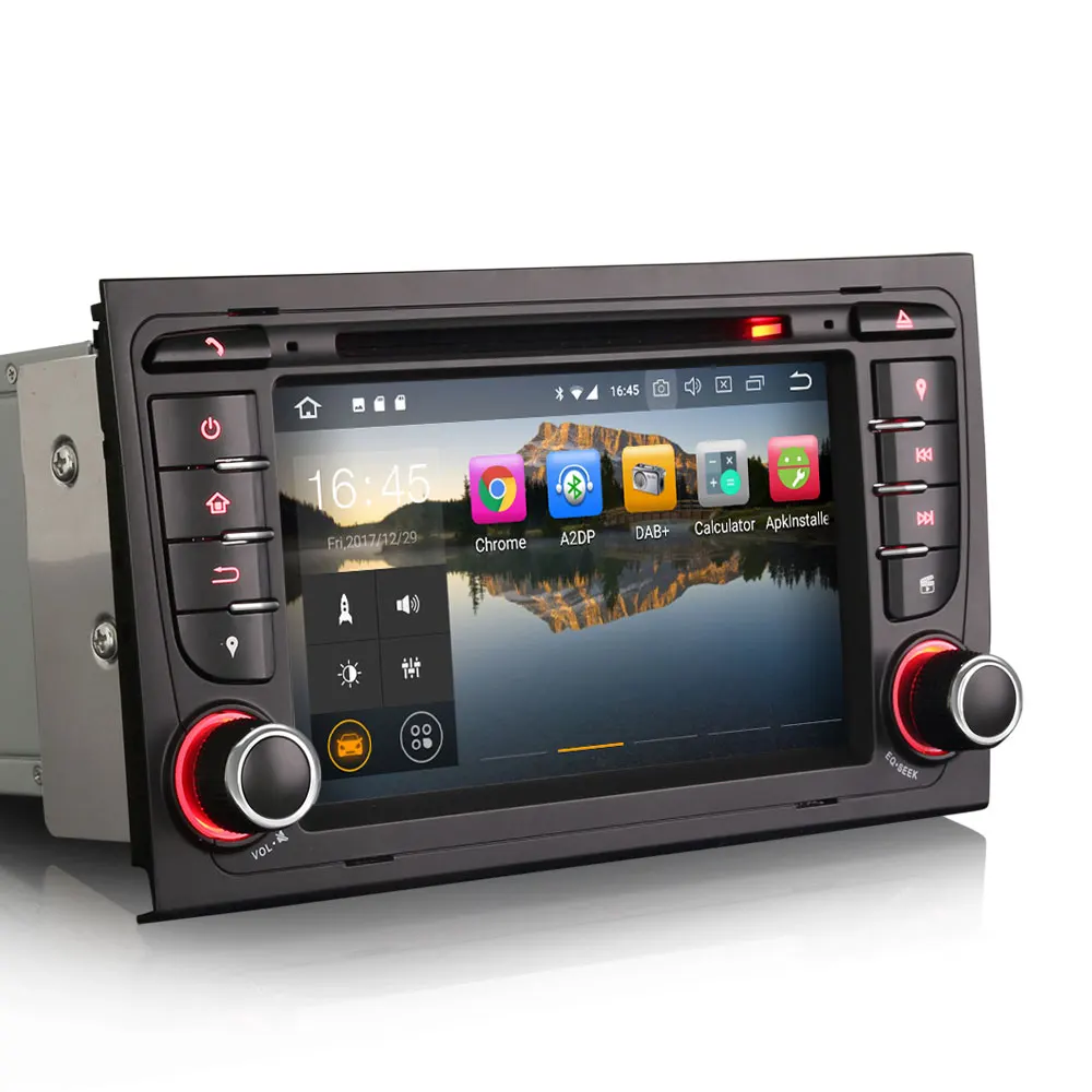Erisin ES7878A 7 "Android 8 0 Автомобильный GPS радио DVR DAB + DVD для AUDI A4 S4 RS4 B7 B9 SEAT