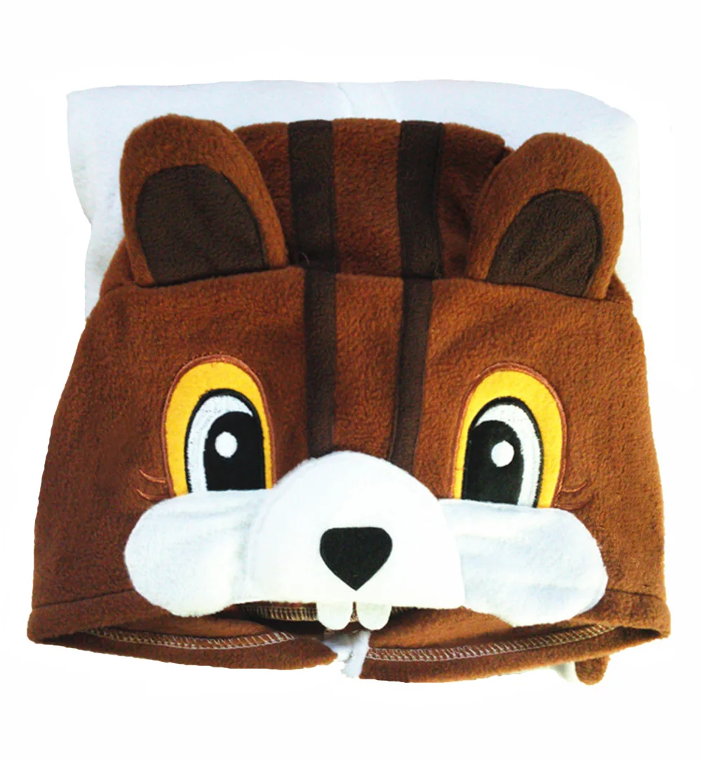 Новые пижамы с животными женские костюмы коричневые белки комбинезоны мужские