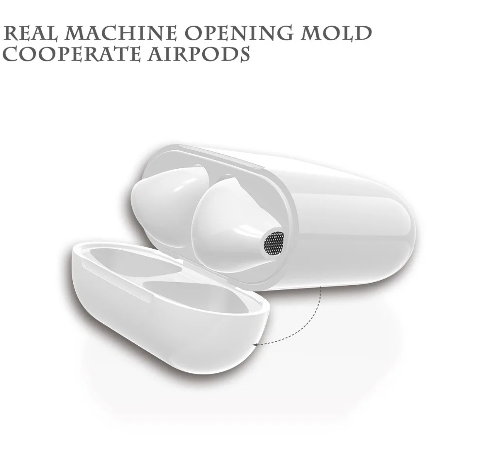 Airpods Bluetooth гарнитура Беспроводная зарядка коробка airpods зарядное устройство