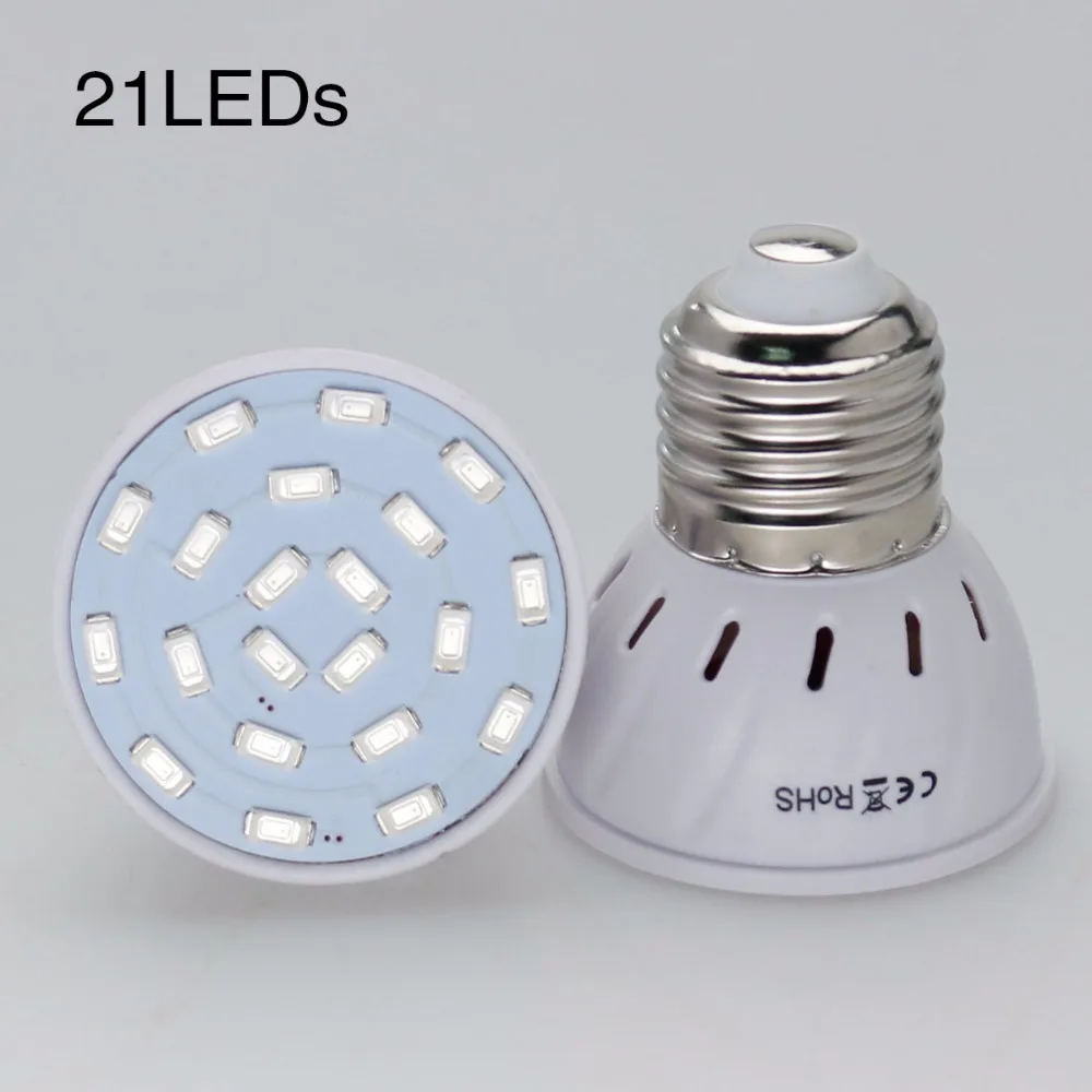 

E27 LED Grow Lights Full Spectrum SMD 5730 LED Diode Grow Bulb 21 28 35 LEDs fitolampy For Plant Indoor DIY Hydroponics Flowers