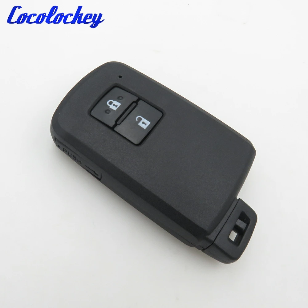 Cocolockey 2 кнопки для Toyota Smart Remote Key чехол входа без ключа оболочка Fob логотипа|buttons