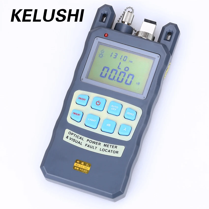 Волоконно оптический измеритель мощности KELUSHI тестер 10 мВт км 70 ~ + дБм Визуальный