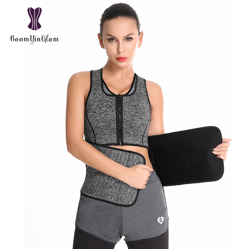 

Newest Items Plus Size Neoprene Sauna Vest Body Shaper Waist Trainer Workout Shapewear Weight lossing Corset 609#