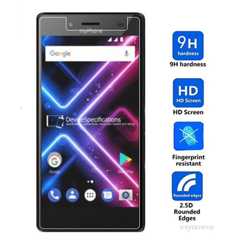 MyPhone Fun LTE 5 CITY power Закаленное стекло Защитная стеклянная пленка взрывозащищенное