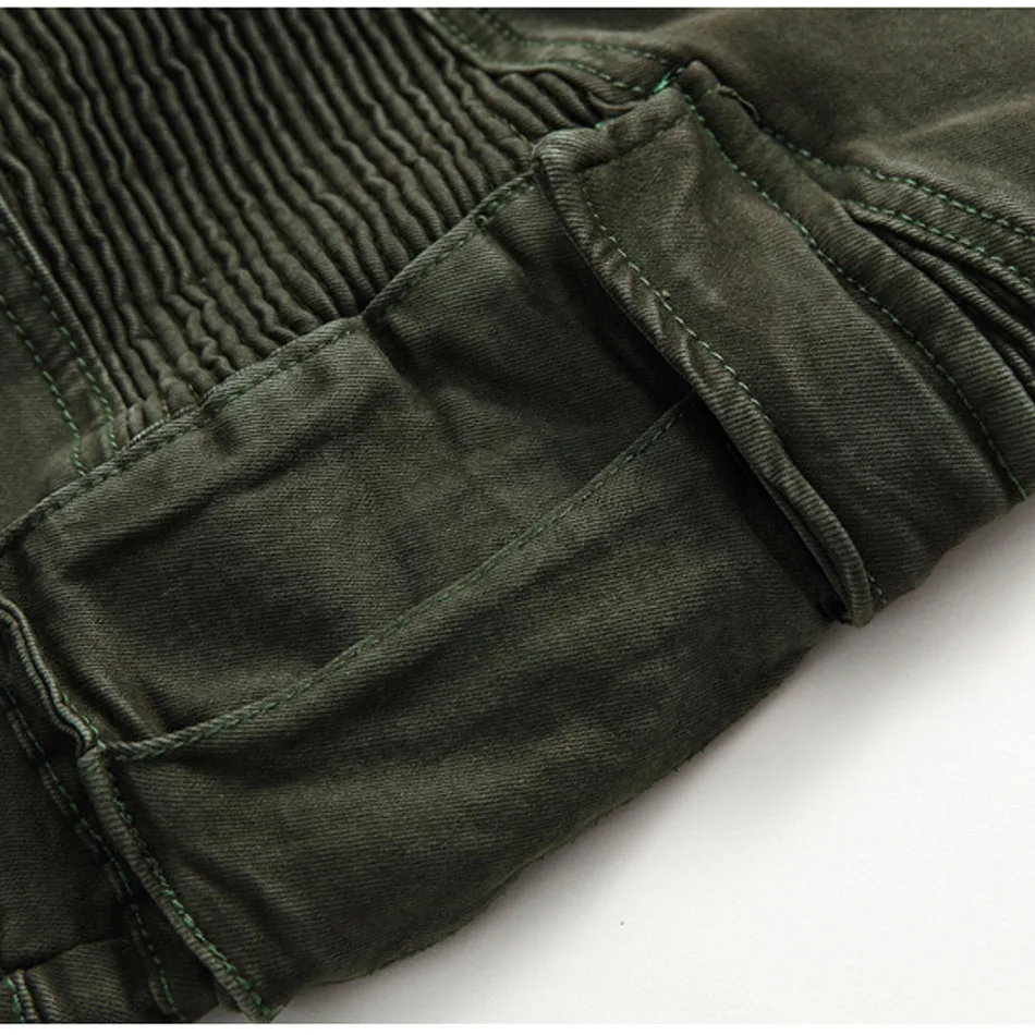 Брюки-карго мужские зауженные модные повседневные штаны на молнии армейские