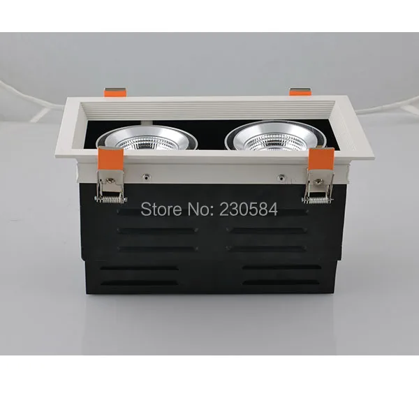 Вращающиеся светодиодные прямоугольные решетчатые светильники высокой