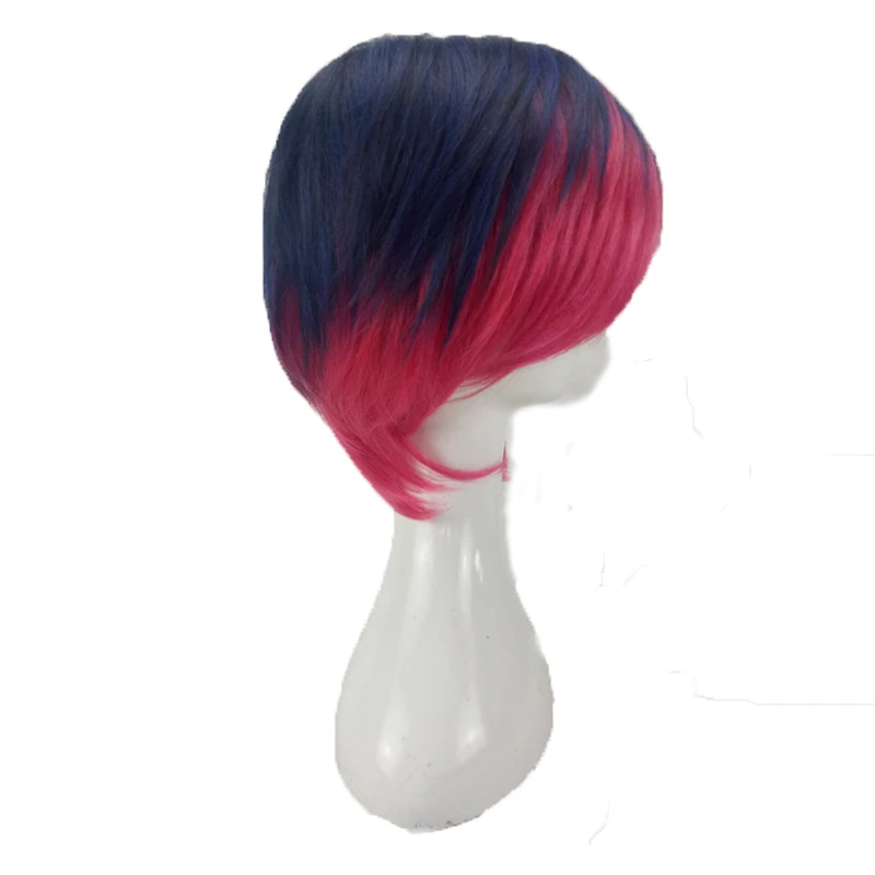 HAIRJOY синтетические волосы Noragami Yato фиолетовый парик для косплея короткие прямые парики термостойкие 6 цветов