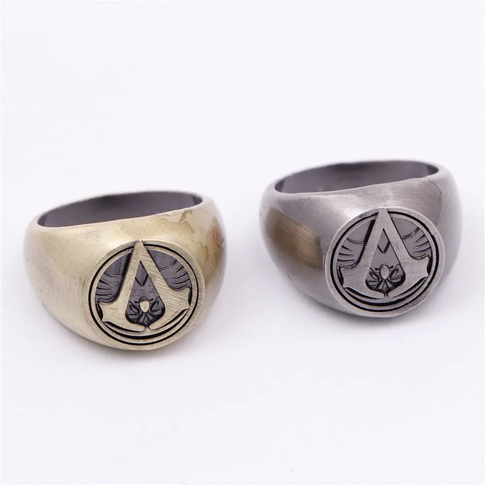 Assassins Master Ring аниме аксессуары для косплея бронзовое анти-серебряное 4 цвета
