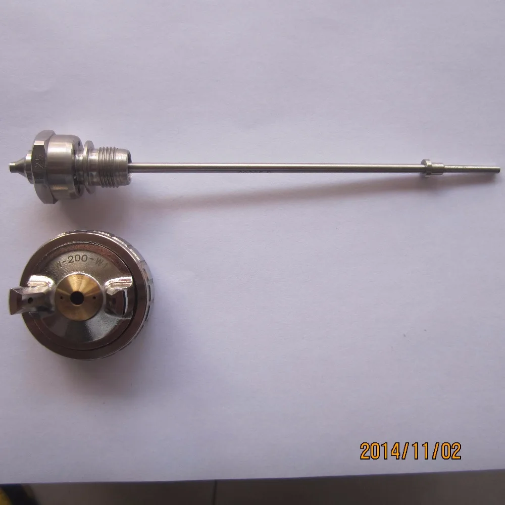 Ручной пистолет-распылитель W-71 W-77 W-101 W-200 Насадка Набор игл, различные насадки таблицу размеров, чтобы выбрать, W71 W77 W101 W200 запчасти