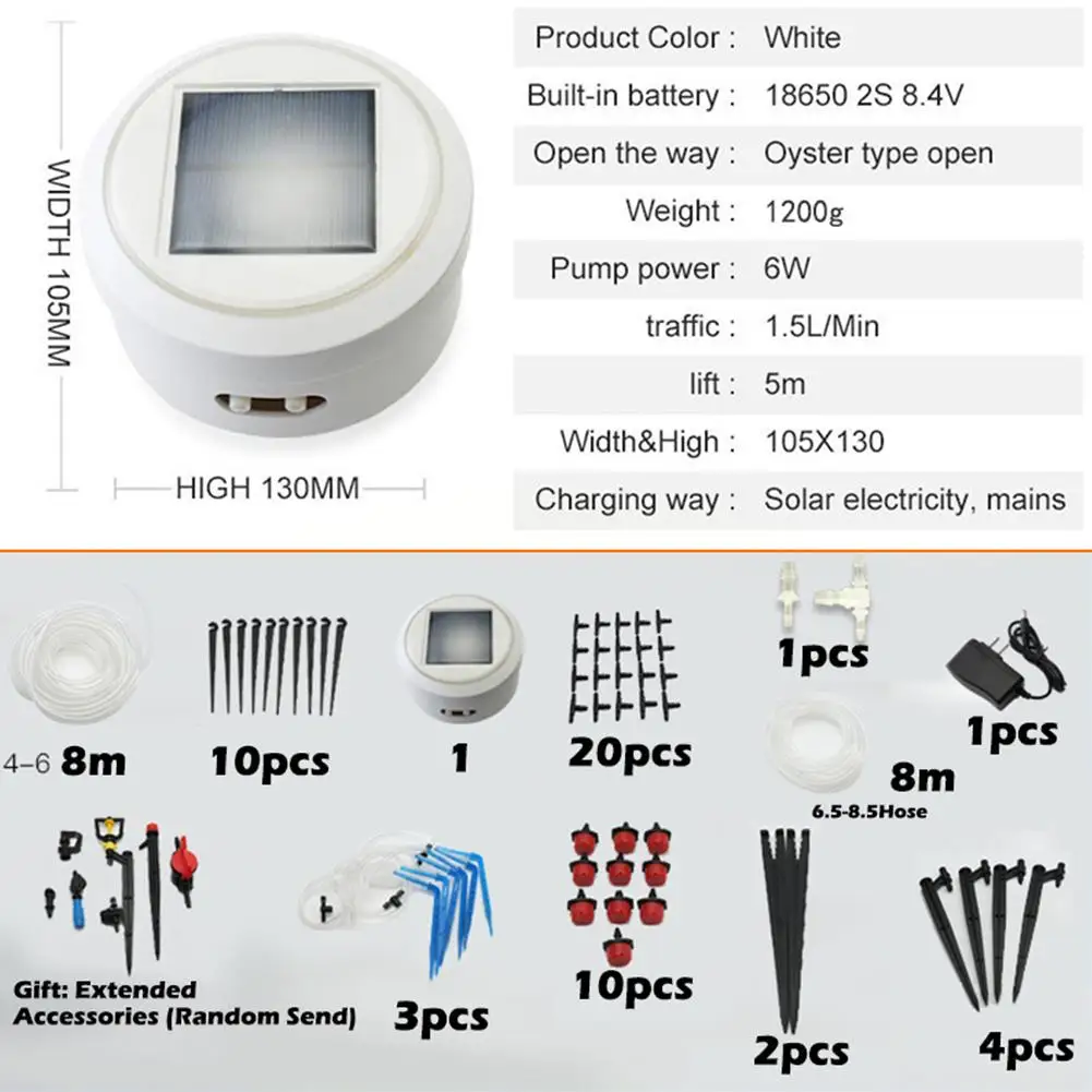 

67pcs Intelligent garden automatic watering device Succulents plant Drip irrigation tool water pump timer system Garden Supplies