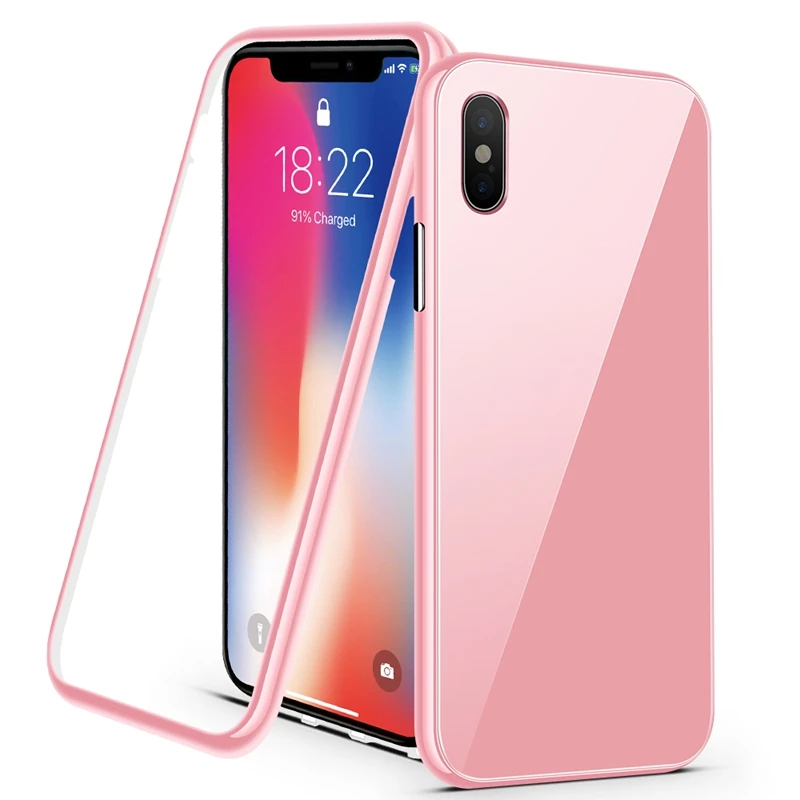 Роскошный чехол книжка с магнитной застежкой для iPhone Xs Max Xr X 6 7 8 Plus 11 Pro PC задняя