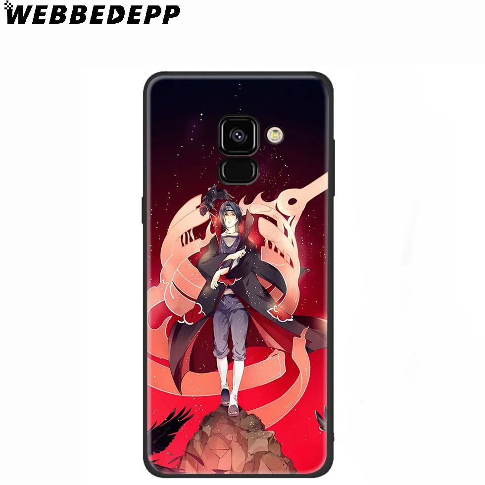 Naruto Itachi Uchiha Japanese Soft Case for Samsung Galaxy A10 A30 A40 A50 A60 A70 M10 M20 M30 M40 Note 8 9 10 Plus |