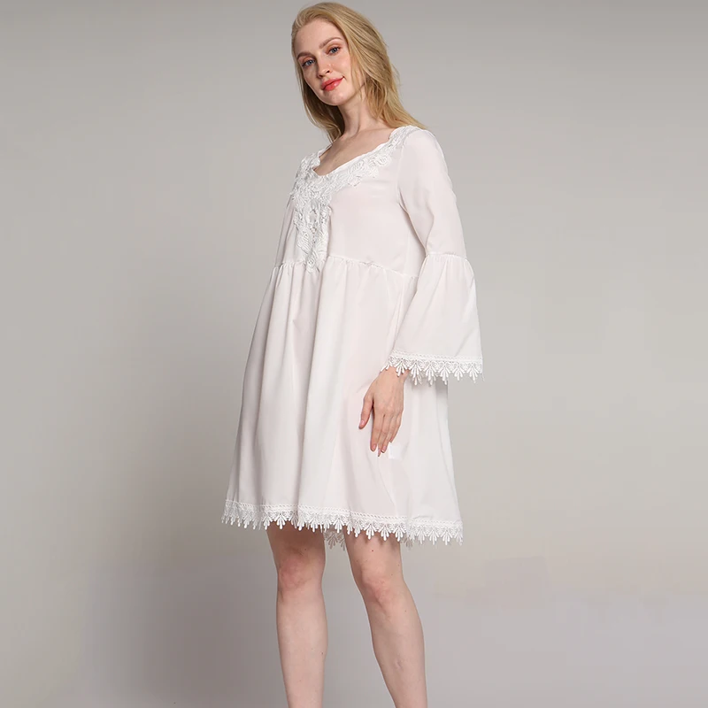 Хорошее предложение женское стильное летнее платье с v-образным вырезом