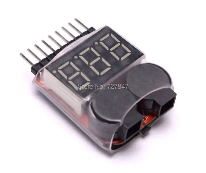 3 7-30 в 1-8S Lipo/li-ion/Fe Напряжение батареи 2 1 тестер низкое напряжение звуковой сигнал |