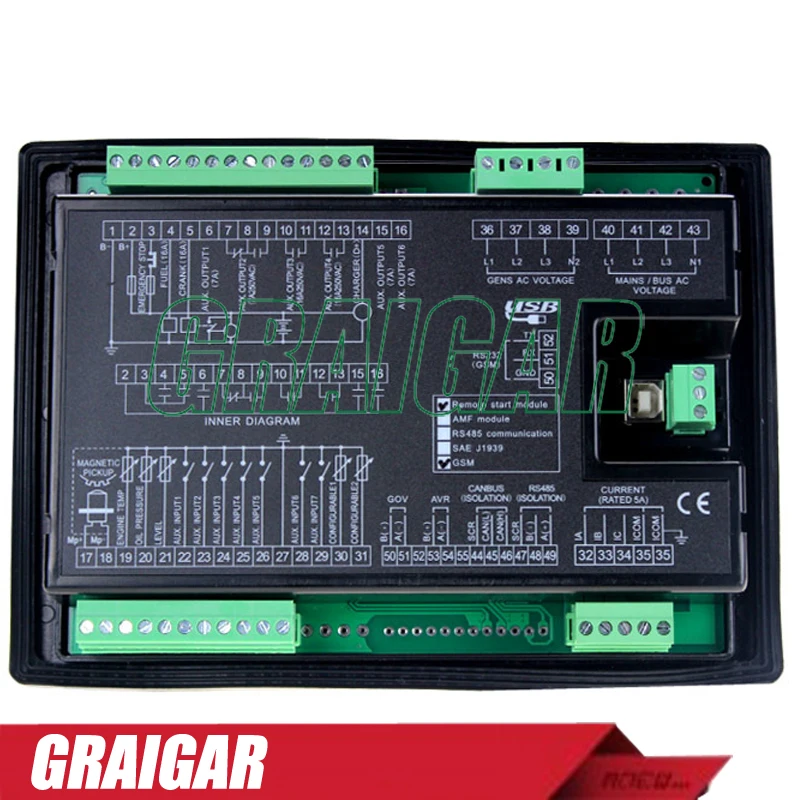 LIXiSE LXC7110 Engine автоматический контроллер генератора|generator controller|engine controllercontroller