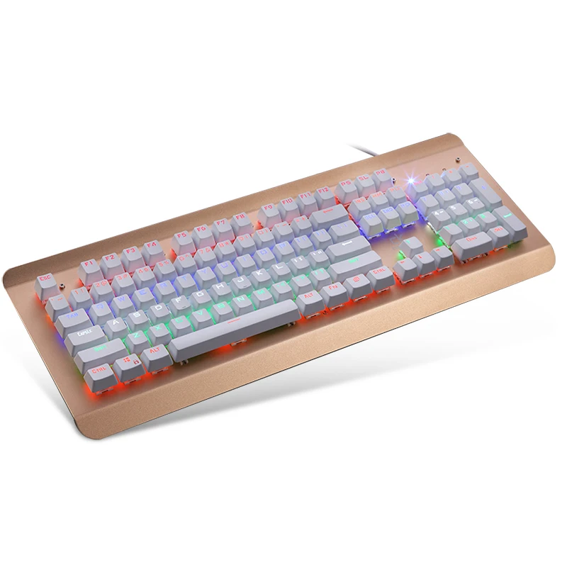 Gaming Keyboard Switchable Backlight Teclado Gamer with Mechanical 104 keys Blue Switch Keyboards Tablet Desktop | Компьютеры и офис