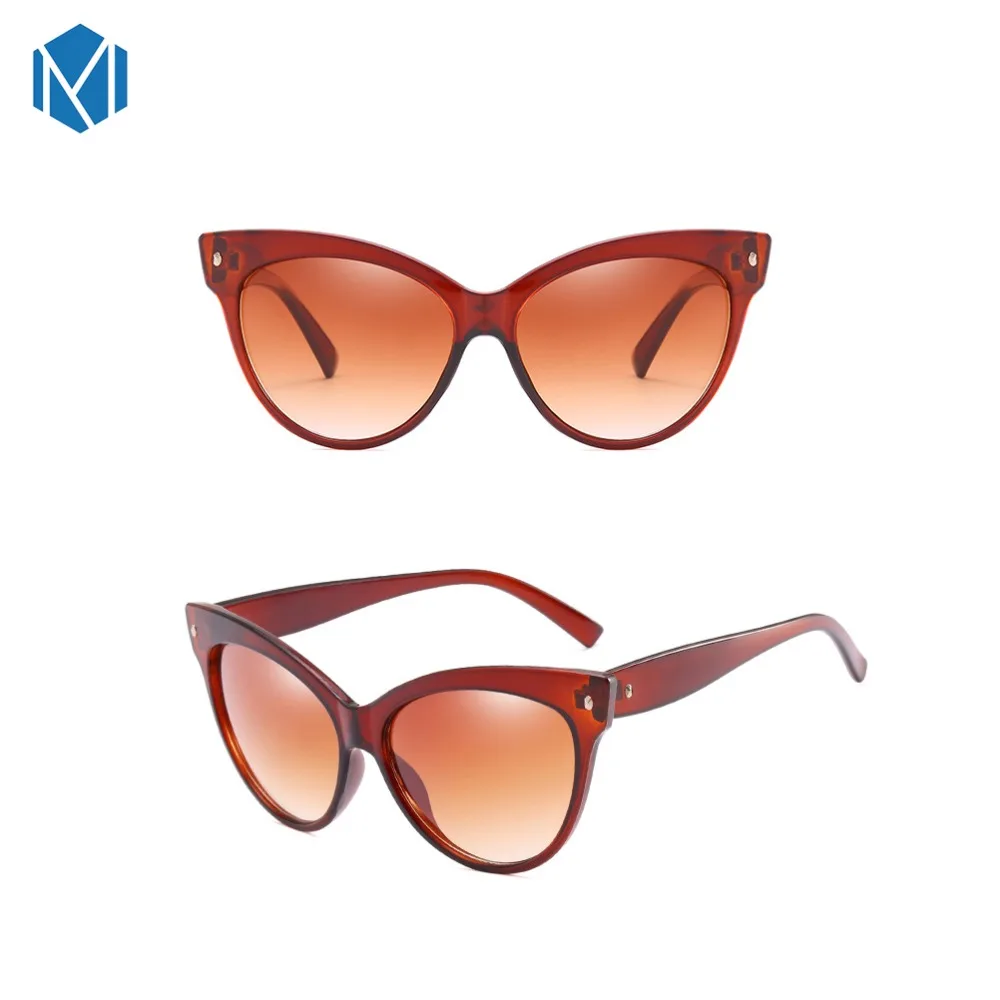 MISM женские модные солнцезащитные очки &quotкошачий глаз&quot очаровательные