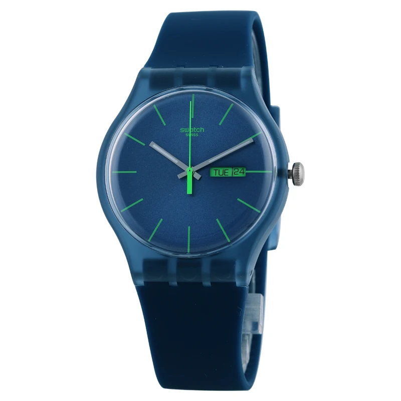 Swatch оригинальные яркие кварцевые часы SUON700|Кварцевые мужские часы| |