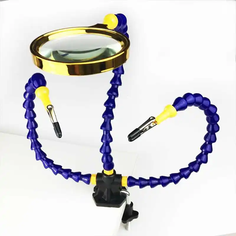 Сплав + нейлон паяльный инструмент увеличительное помощь ручной комплект