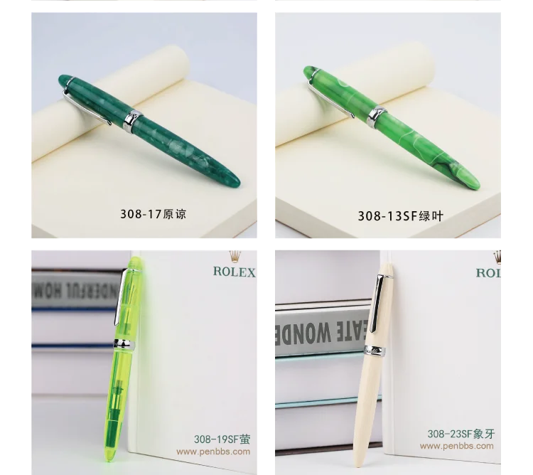 Penbbs 308 Высококачественная перьевая ручка из полимерного материала для бизнеса и офиса, быстрое письмо для руководителя, подарочные ручки с чернилами