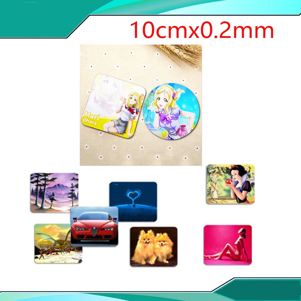 Квадратный термотрансферный коврик оптовая цена 10 шт./лот 4*4*0 08 дюйма чистый