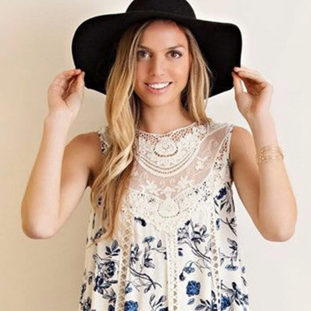 Womens Summer Dresses 2019 Print Flower Lace Mini Party Sexy Club Casual Vintage Beach Sun Dress Plus Size | Женская одежда