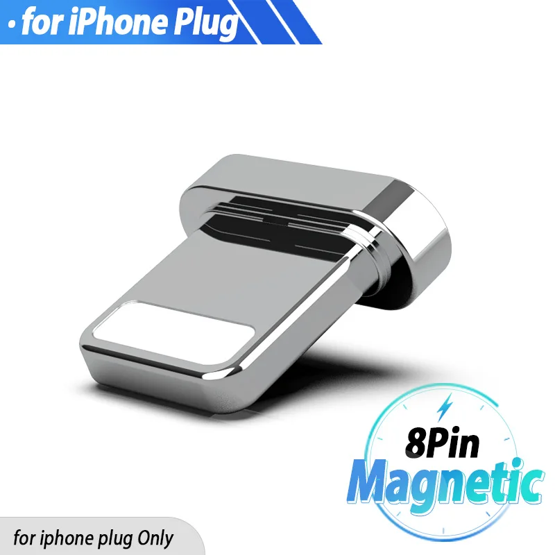 Only Plug for Apple Micro usb type C магнитный разъем Адаптерный Магнит Usb кабель для зарядки кабель конвертер Usb C магнетико Кабо Для Huawei LeTV Leeco - Цвет: Only Plug for Apple