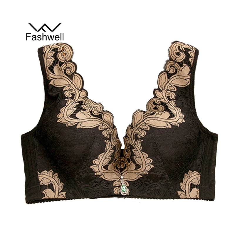 Сексуальные цветочные кружева бюстгальтеры для женщин пуш ап Bralette нижнее белье