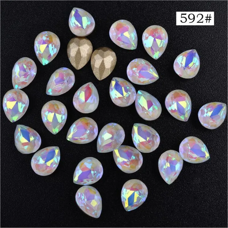 10psc новый протеиновый Блеск Стразы 3d-украшения для ногтей блестки ногти