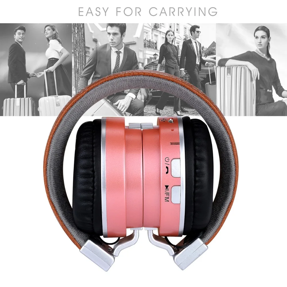Bluetooth наушники беспроводные стерео Hi-Fi гарнитура Спортивная музыка Auriculares inalambrico fone de ouvido Поддержка TF SD FM Функция