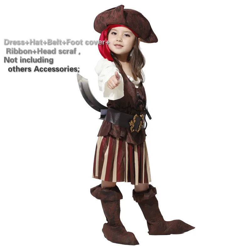 Детский карнавальный костюм пиратов Карибского моря вечерние костюмы для