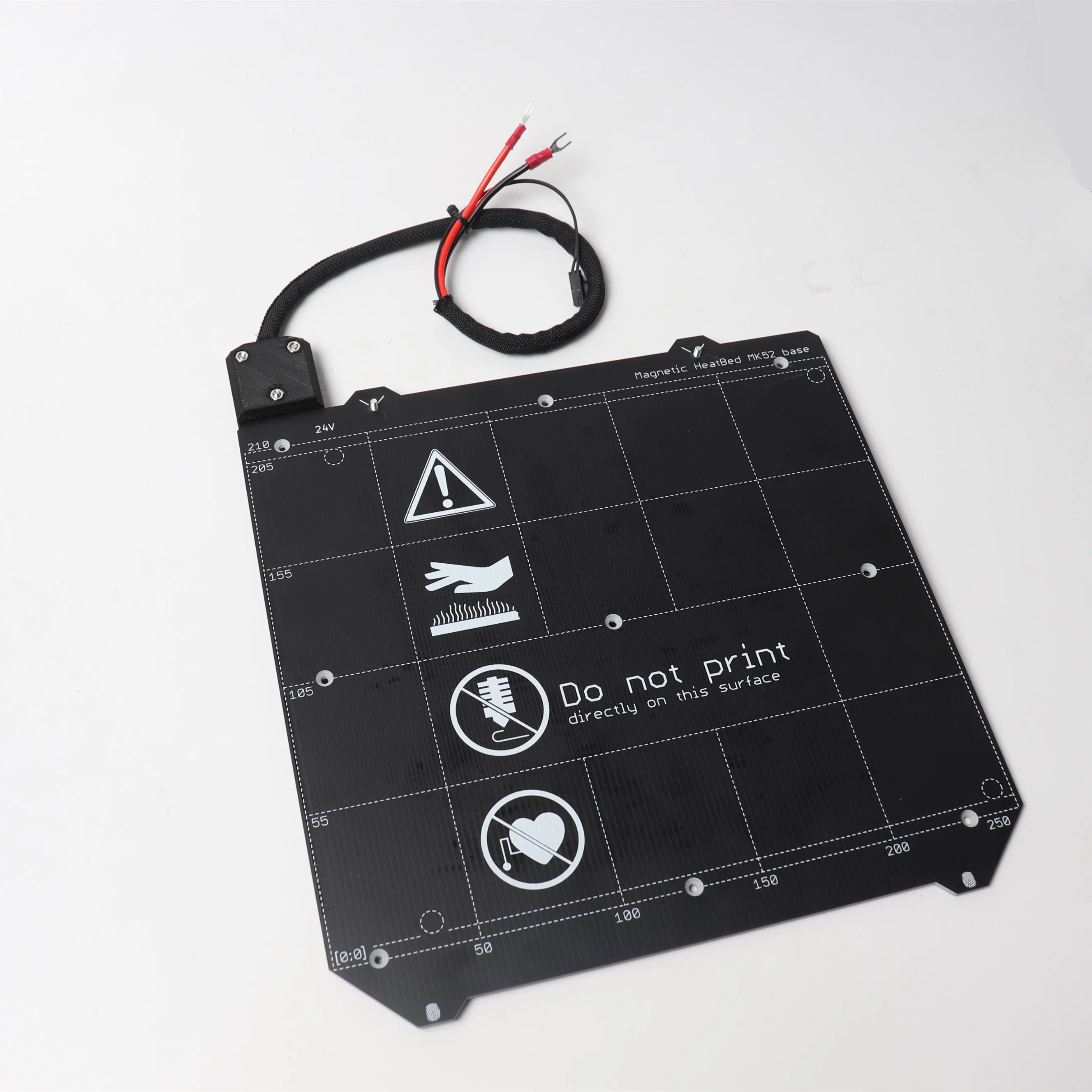 Prusa i3 MK3/MK3S 3d принтер MK52 Подогреваемая кровать в сборе N35UH магниты кабель питания