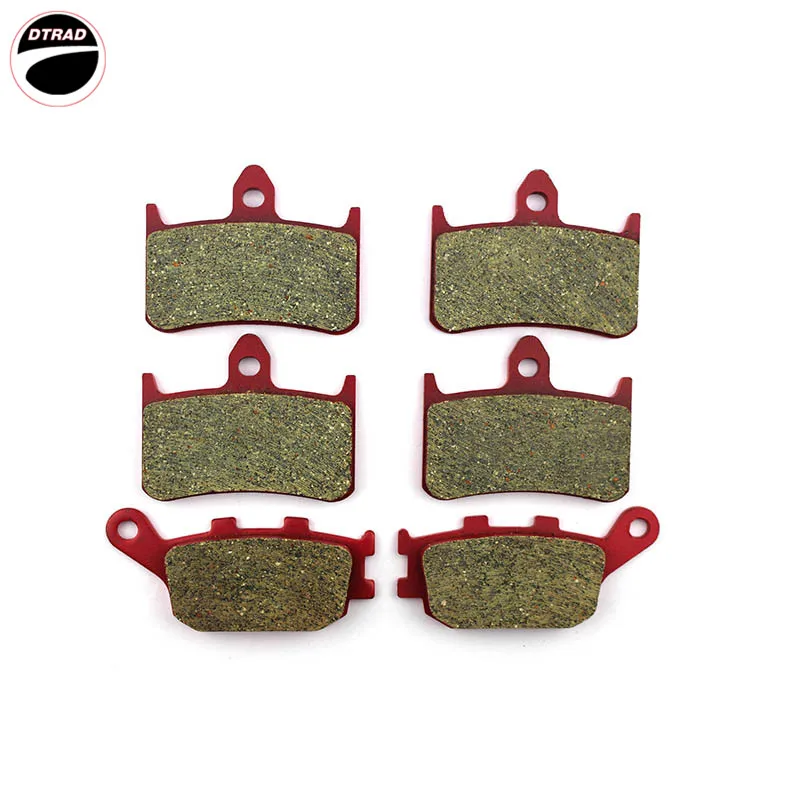 

Motorcycle CARBON CERAMIC BRAKE PAD Front+Rear For HONDA STREET BIKES CB 1000 93-97 VTR 1000 F 98-05