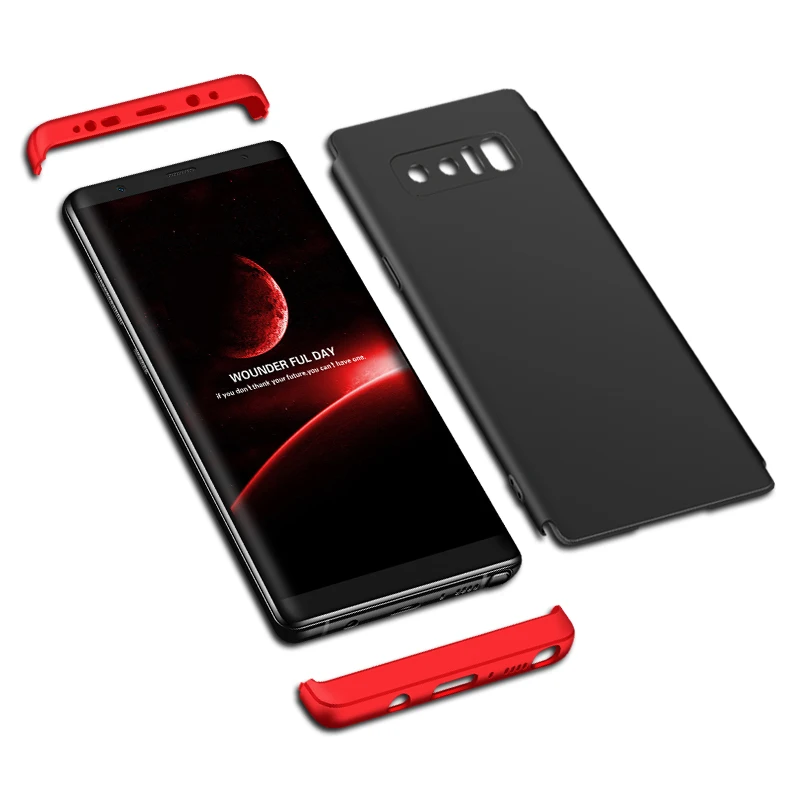 Phone Case For Galaxy Note 8 360 Full Protective Shell Hard PC Armor Back Cover Samsung Note8 |