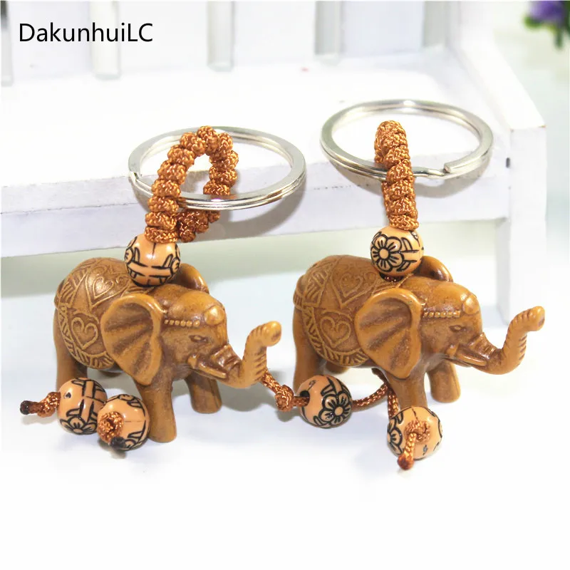 Брелок для ключей Lucky Elephant деревянный брелок с резьбой|Брелоки| |
