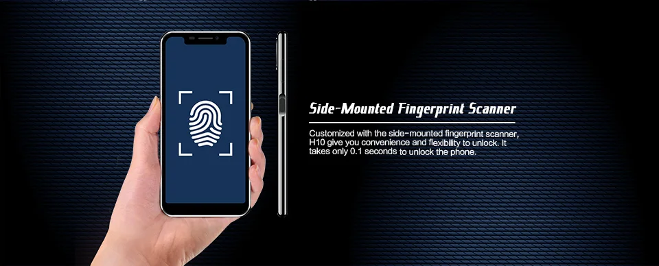 Оригинальный HOMTOM H10 5 85 дюймов Android 8 1 смартфон 4 ГБ ОЗУ 64 Гб ПЗУ Face ID MTK6750T