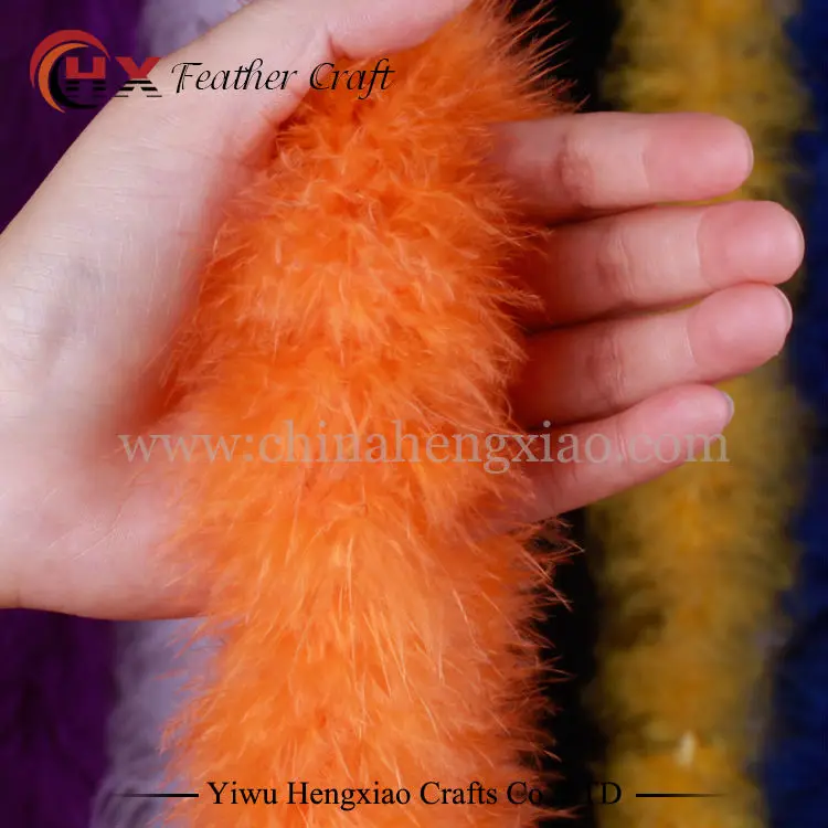 Искусственное украшение пушистое перо чандель боа марабу|chandelle feather boa|feather boamarabou