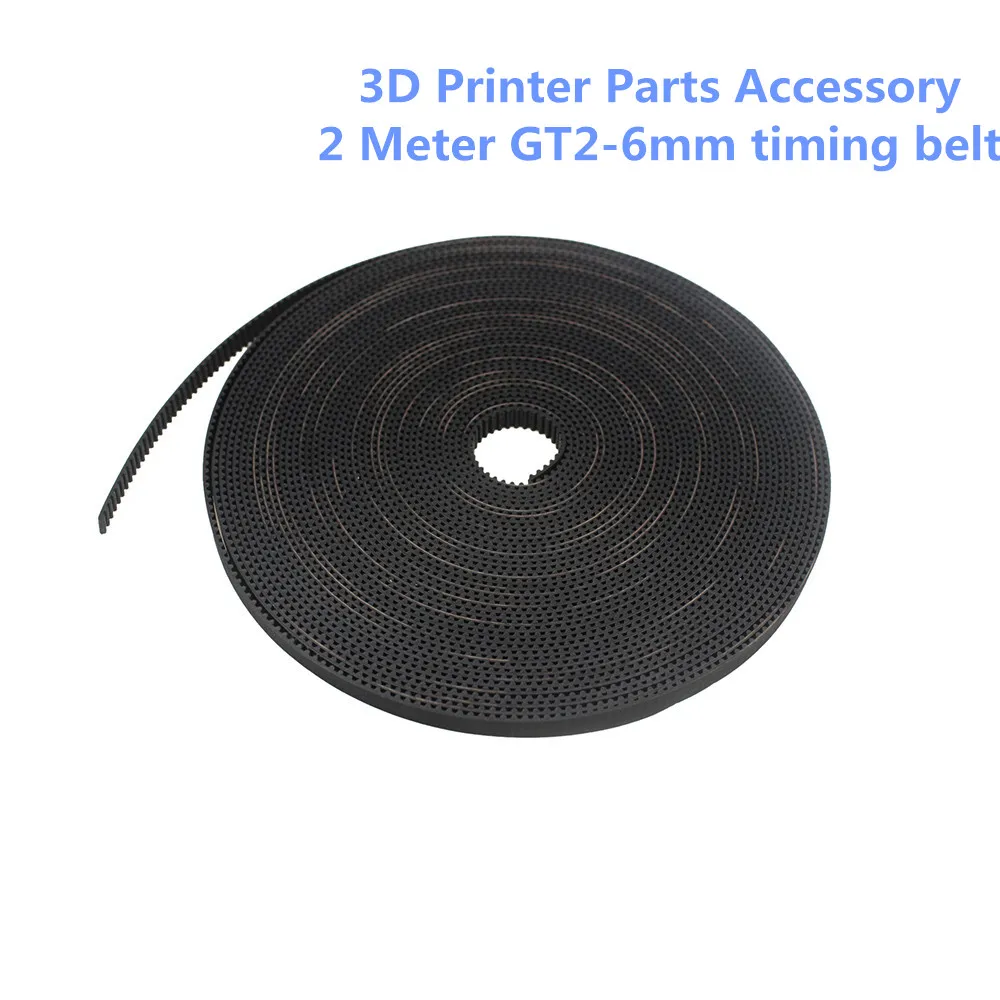 3D принтеры Запчасти аксессуар 2 м/5 м/10 м GT2 6mm резиновые Samll люфта открытый ремень