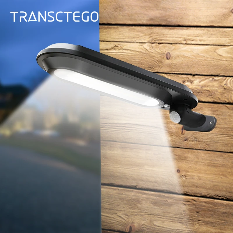 

LED Solar Street Light Wall Lamp Outdoor Sconces Motion Sensor Gutter IP65 Waterproof Solar Lights For Garden Security Lighting