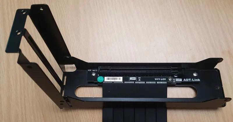 Вертикальный удлинитель для графической карты Riser PCIE 3 0x16 Гибкий плоский кабель
