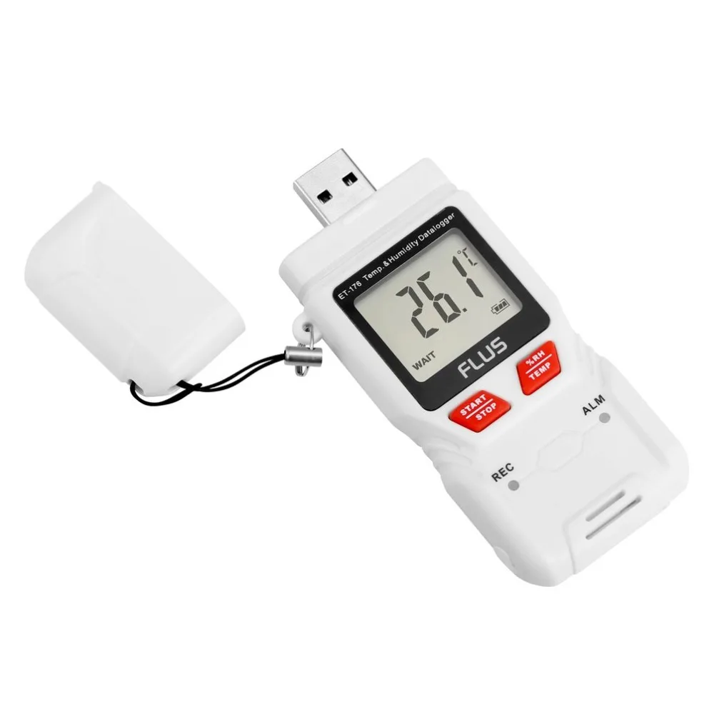 Регистратор данных влажности и температуры USB высокой точности ЖК-термометр