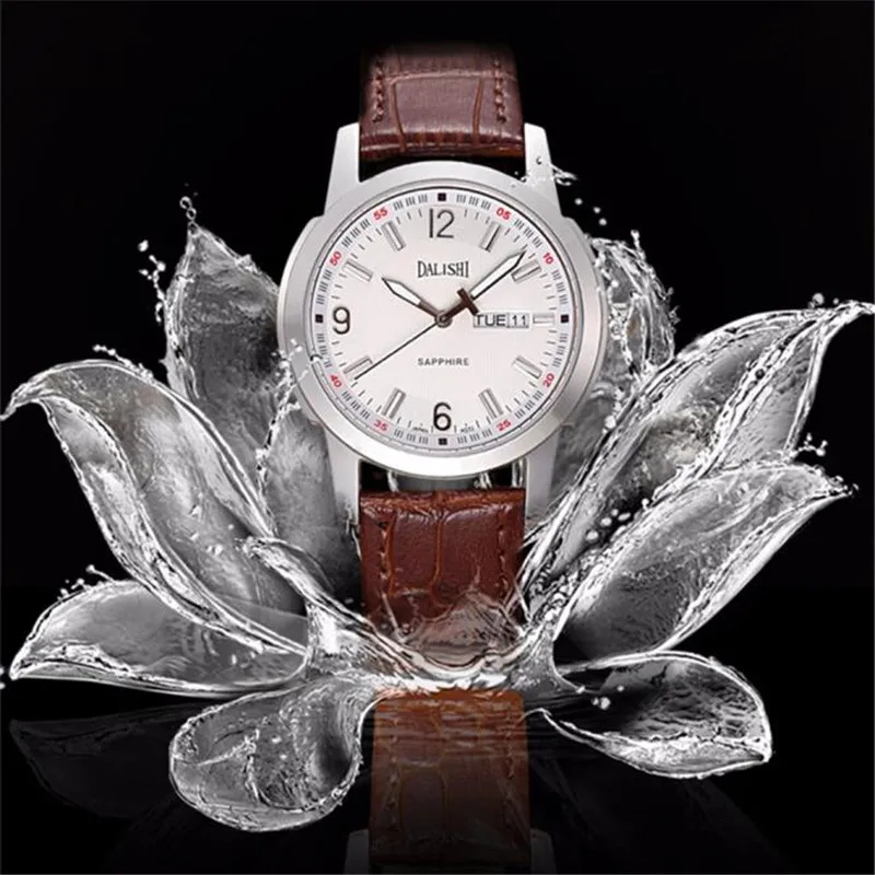 Модные брендовые кожаные часы Dali роскошные классические reloj hombre saat erkekler horloges mannen |