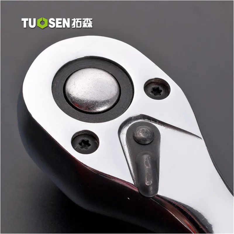 1/4 &quot3/8&quot 1/2 &quotТрещоточный ключ быстросъемный одинарный хромированный стальной