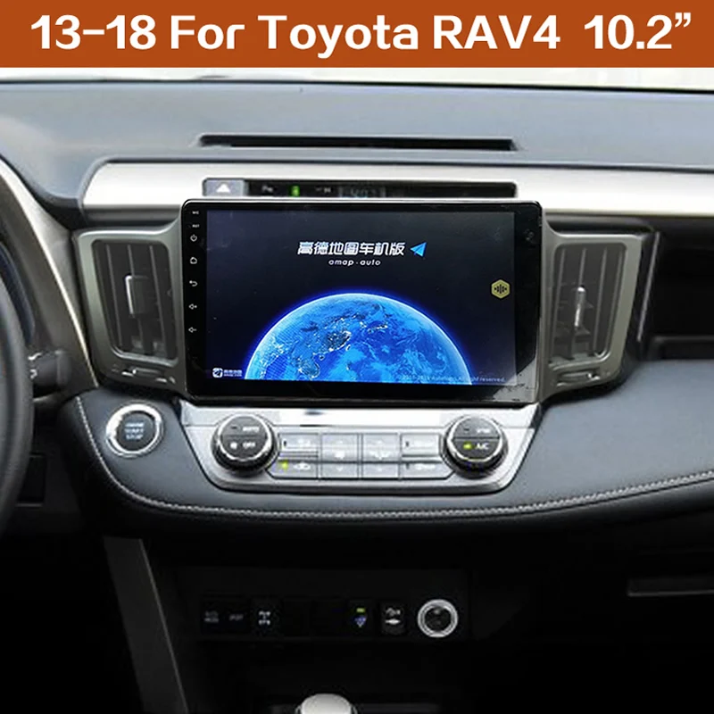 Автомобильный мультимедийный плеер FEELDO 10 дюймов Android 8 1 GPS Navi для toyota RAV4 2013 2019 с