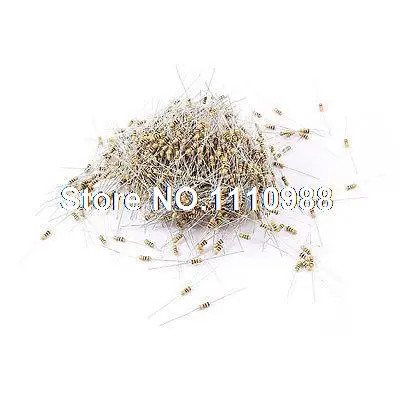 

1000 Pcs Axial Lead Through Hole 1/4W Watt 5% 1K Ohm Carbon Film Resistor