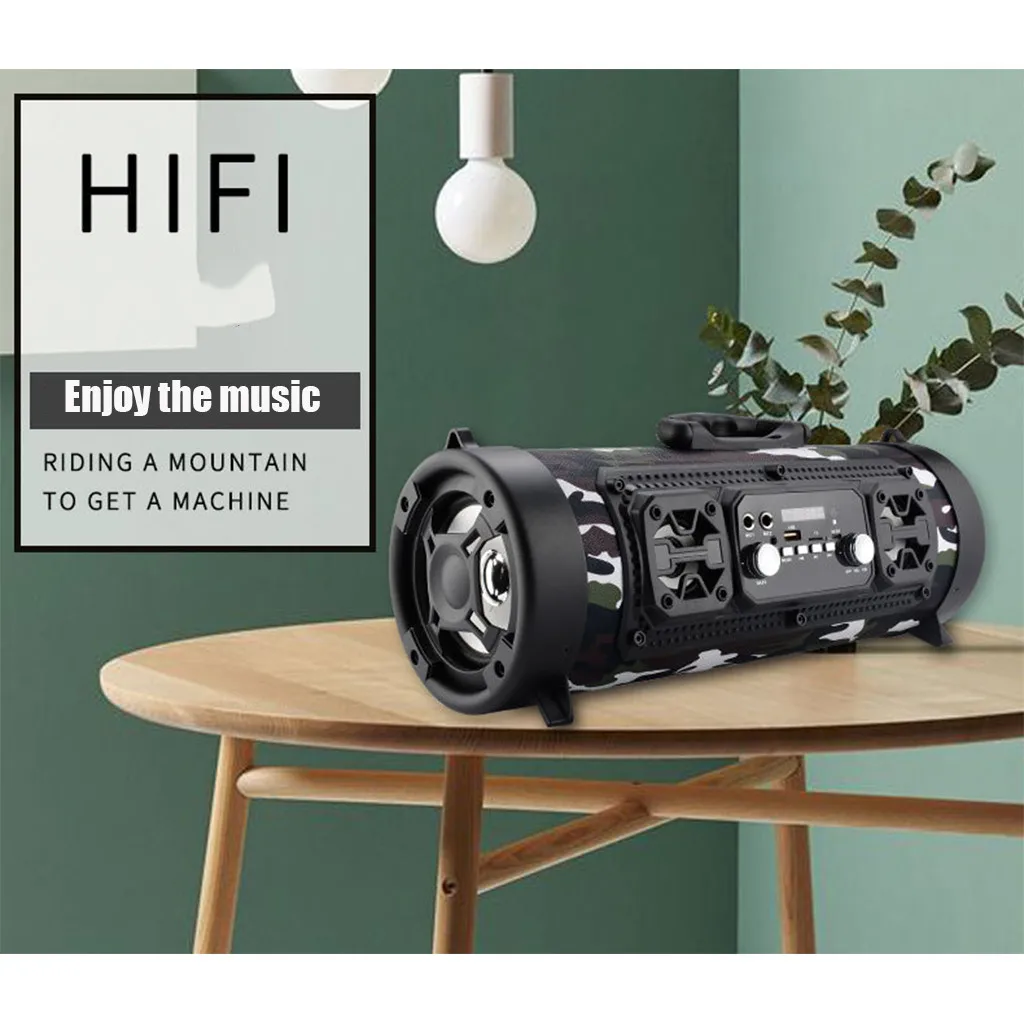 Portable Speaker Bluetooth FM Radio Is KTV 3D Audio System Subwoofer Bar | Электроника