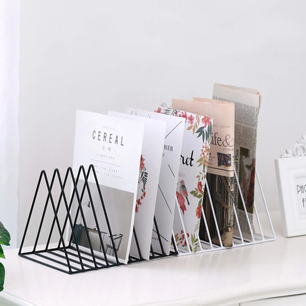 2 шт. металлический стол книжные держатели современный минималистский в виде