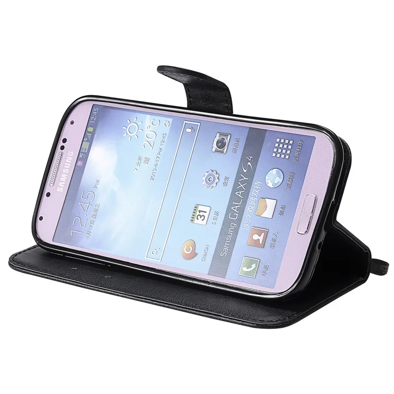 Чехол для Samsung Galaxy S4 чехол Роскошный кожаный бумажник откидная крышка I9500 I9505 I9506