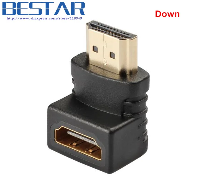 Позолоченный угловой переходник HDMI v1.4 4k 30 Гц|hdmi plug|degree anglemale to male hdmi |