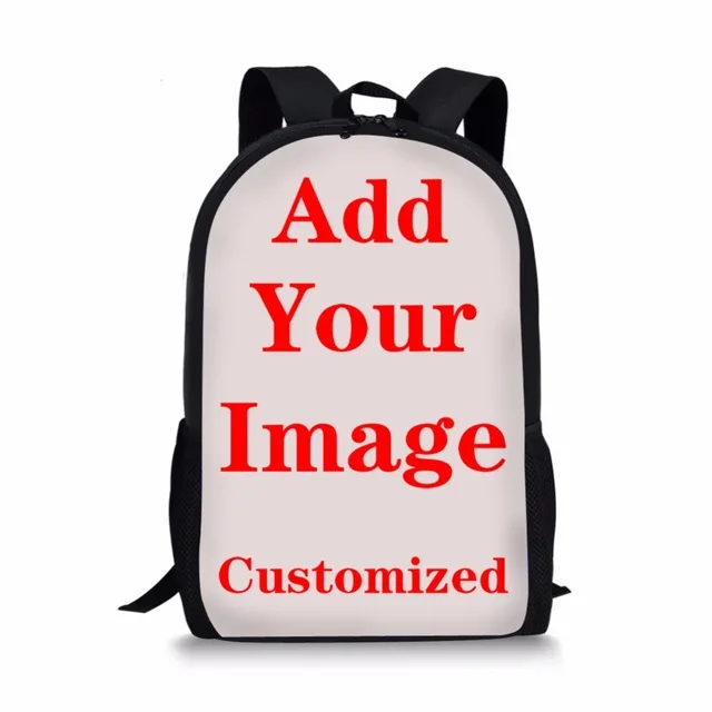 C customized FORUDESIGNS/Лошадь Детский рюкзак с принтом комплект школьных сумок для подростков; нижнее белье для девочек, сумка для книг типа «сатчел» школьный рюкзак - Цвет: C customized